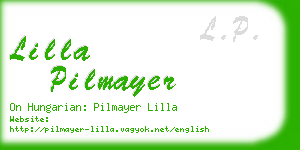 lilla pilmayer business card